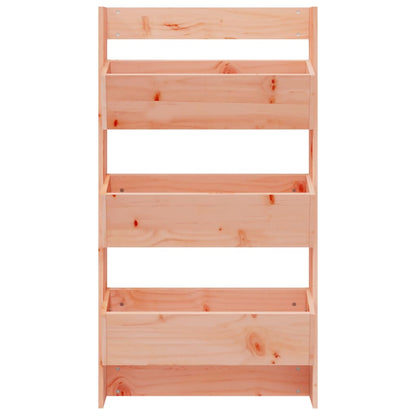 vidaXL Wand-Pflanzkübel 3 Fächer 60x18,5x110 cm Massivholz Douglasie