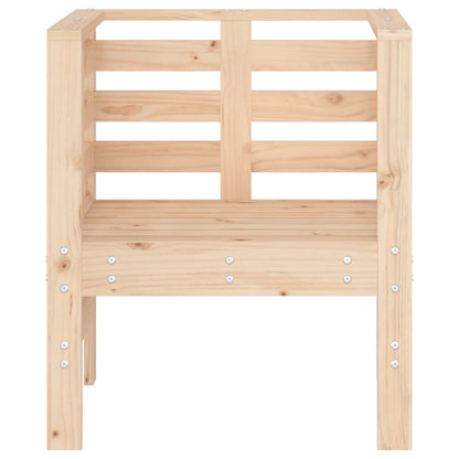 vidaXL Gartenstühle 2 Stk. 61,5x53x71 cm Massivholz Kiefer