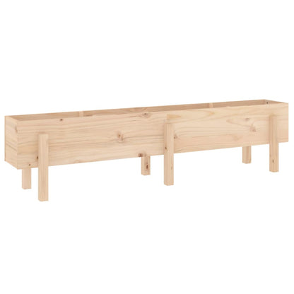 vidaXL Hochbeet 160x30x38 cm Massivholz Kiefer