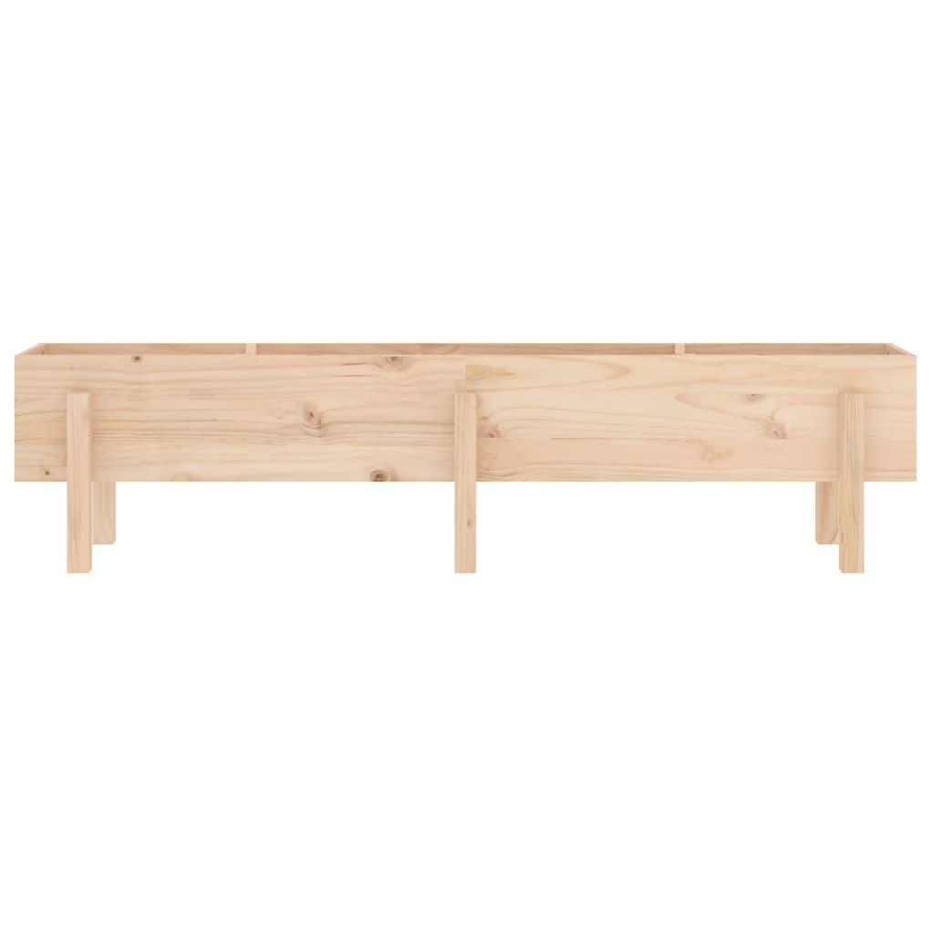 vidaXL Hochbeet 160x30x38 cm Massivholz Kiefer