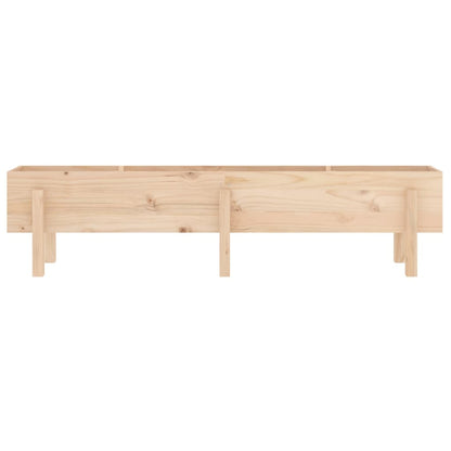 vidaXL Hochbeet 160x30x38 cm Massivholz Kiefer