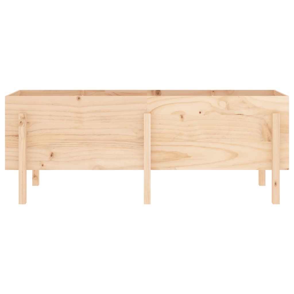 vidaXL Hochbeet 160x50x57 cm Massivholz Kiefer