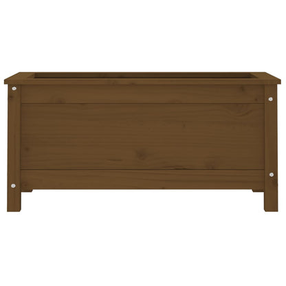 vidaXL Pflanzkübel Honigbraun 82,5x40x39 cm Massivholz Kiefer