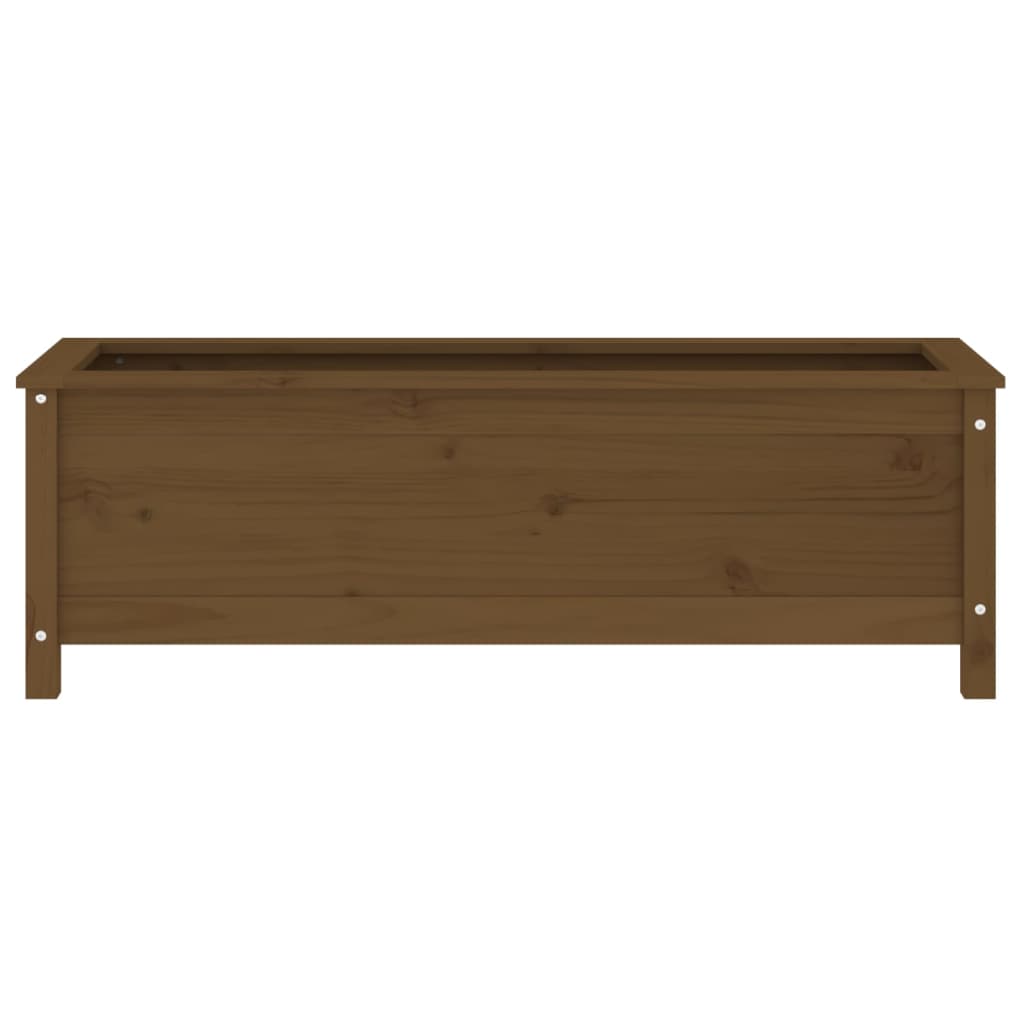 vidaXL Hochbeet Honigbraun 119,5x40x39 cm Massivholz Kiefer