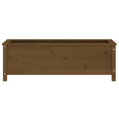 vidaXL Hochbeet Honigbraun 119,5x40x39 cm Massivholz Kiefer