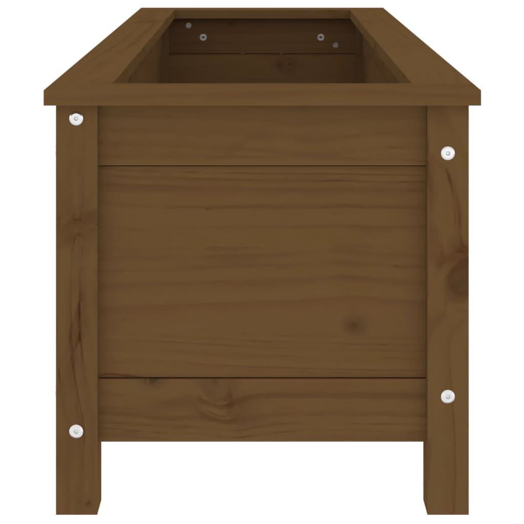 vidaXL Hochbeet Honigbraun 119,5x40x39 cm Massivholz Kiefer