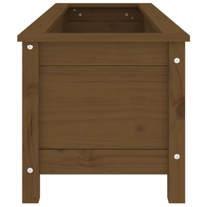 vidaXL Hochbeet Honigbraun 119,5x40x39 cm Massivholz Kiefer