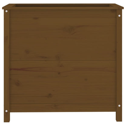 vidaXL Pflanzkübel Honigbraun 82,5x40x78 cm Massivholz Kiefer
