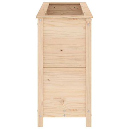 vidaXL Hochbeet 119,5x40x78 cm Massivholz Kiefer