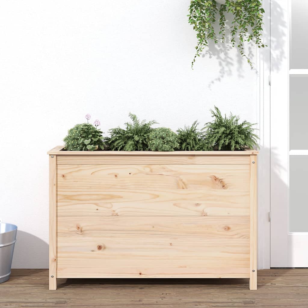 vidaXL Hochbeet 119,5x40x78 cm Massivholz Kiefer