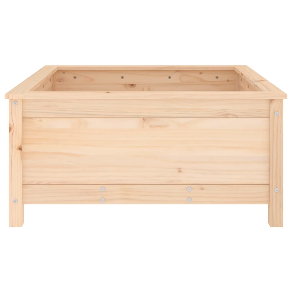 vidaXL Pflanzkübel 82,5x82,5x39 cm Massivholz Kiefer