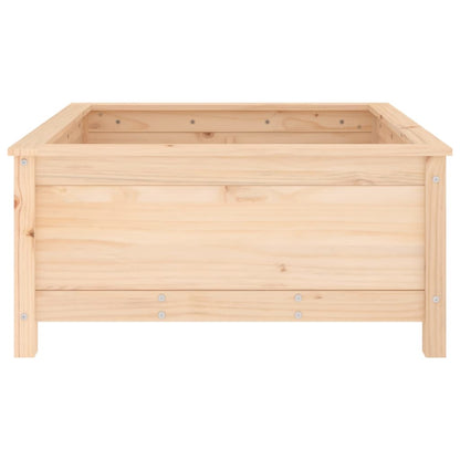 vidaXL Pflanzkübel 82,5x82,5x39 cm Massivholz Kiefer