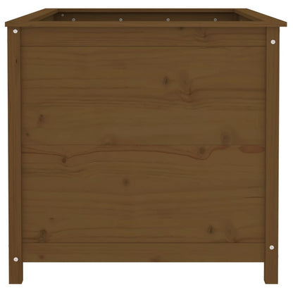 vidaXL Hochbeet Honigbraun 119,5x82,5x78 cm Massivholz Kiefer