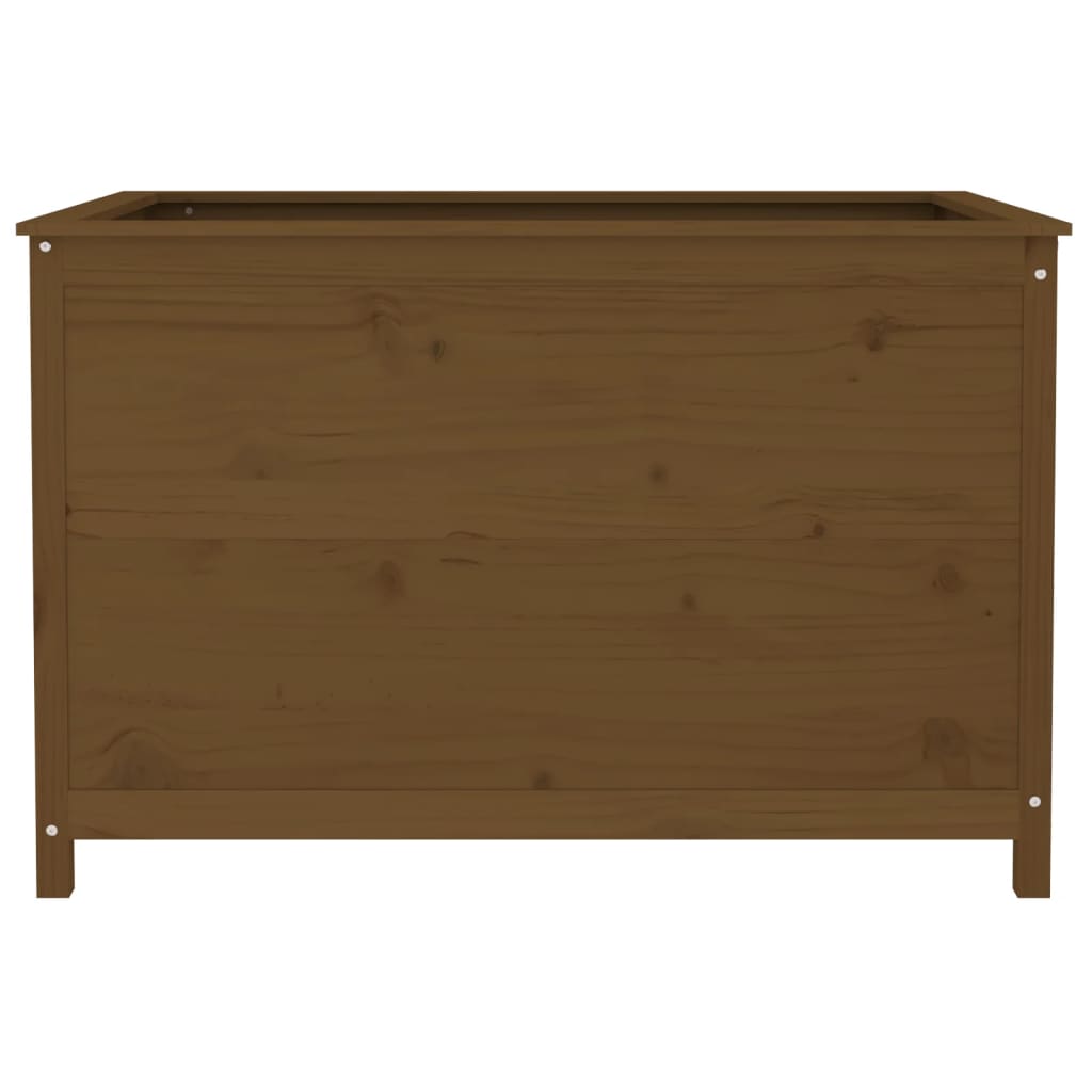 vidaXL Hochbeet Honigbraun 119,5x82,5x78 cm Massivholz Kiefer
