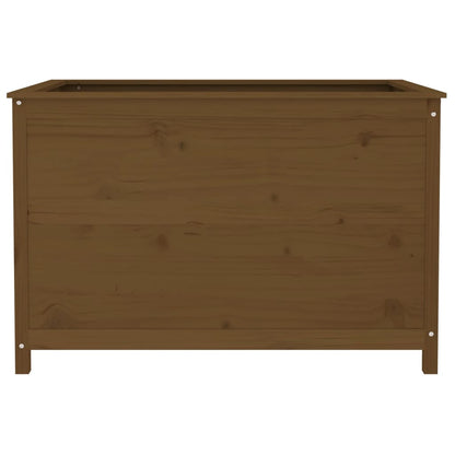 vidaXL Hochbeet Honigbraun 119,5x82,5x78 cm Massivholz Kiefer