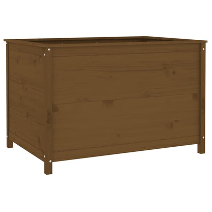 vidaXL Hochbeet Honigbraun 119,5x82,5x78 cm Massivholz Kiefer