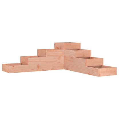 vidaXL Garten-Pflanzgefäß 4-stufig 106x104,5x36 cm Massivholz Douglasie