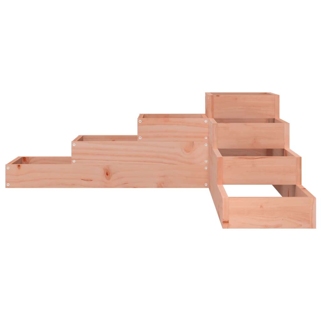 vidaXL Garten-Pflanzgefäß 4-stufig 106x104,5x36 cm Massivholz Douglasie