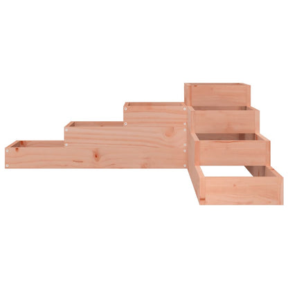 vidaXL Garten-Pflanzgefäß 4-stufig 106x104,5x36 cm Massivholz Douglasie