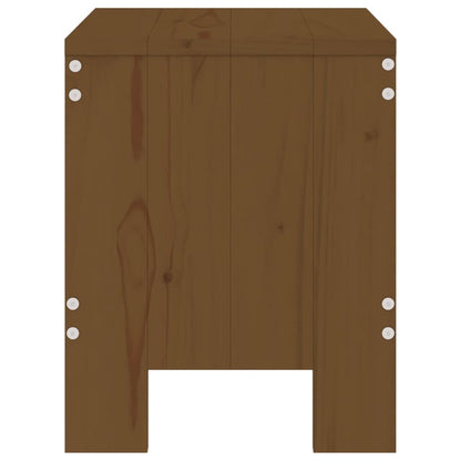 vidaXL Gartenhocker 2 Stk. Honigbraun 40x36x45 cm Massivholz Kiefer