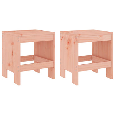 vidaXL Gartenhocker 2 Stk. 40x36x45 cm Massivholz Douglasie