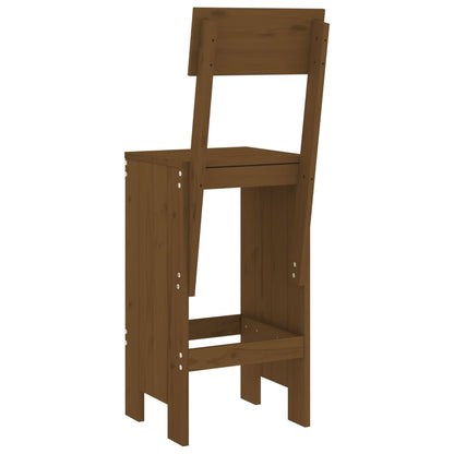 vidaXL Barhocker 2 Stk. Honigbraun 40x48,5x115,5 cm Massivholz Kiefer