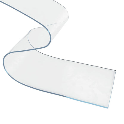 vidaXL Rideau de porte transparent 200x1,6 mm 50 m PVC