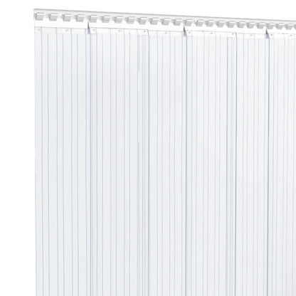 vidaXL Türvorhang Transparent 200x1,6 mm 10 m PVC