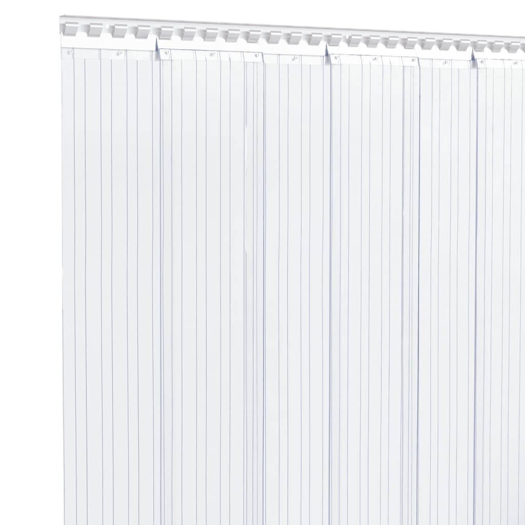 vidaXL Türvorhang Transparent 200x1,6 mm 25 m PVC