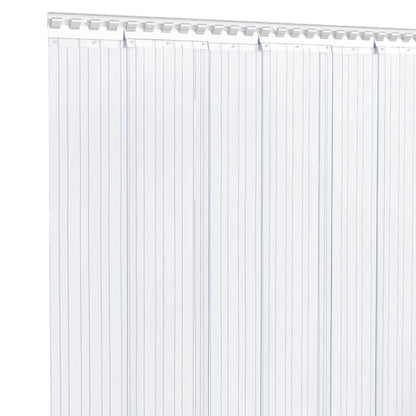 vidaXL Türvorhang Transparent 200x1,6 mm 25 m PVC