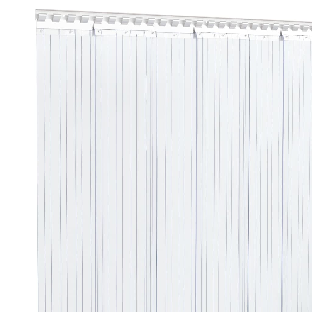 vidaXL Türvorhang Transparent 200x1,6 mm 50 m PVC