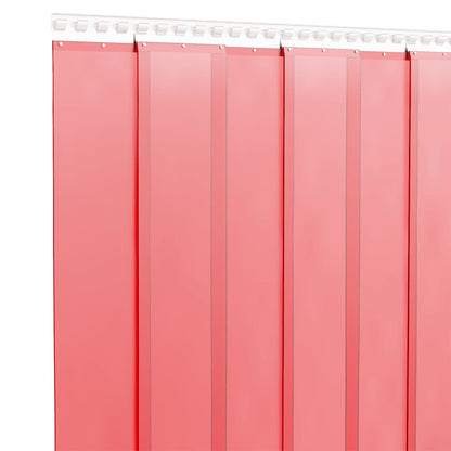 vidaXL Türvorhang Rot 200x1,6 mm 10 m PVC