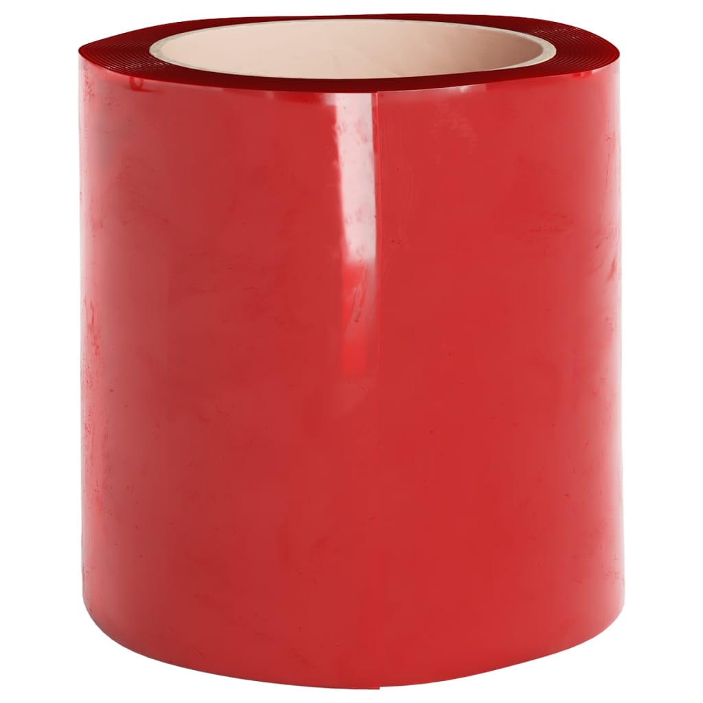 vidaXL Türvorhang Rot 200x1,6 mm 10 m PVC