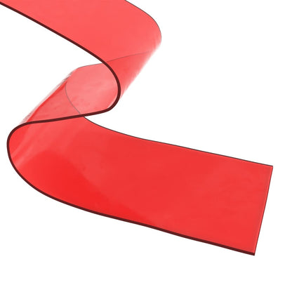 vidaXL Türvorhang Rot 200x1,6 mm 10 m PVC