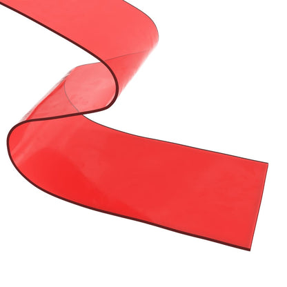 vidaXL Rideau de porte rouge 300x2,6 mm 10 m PVC
