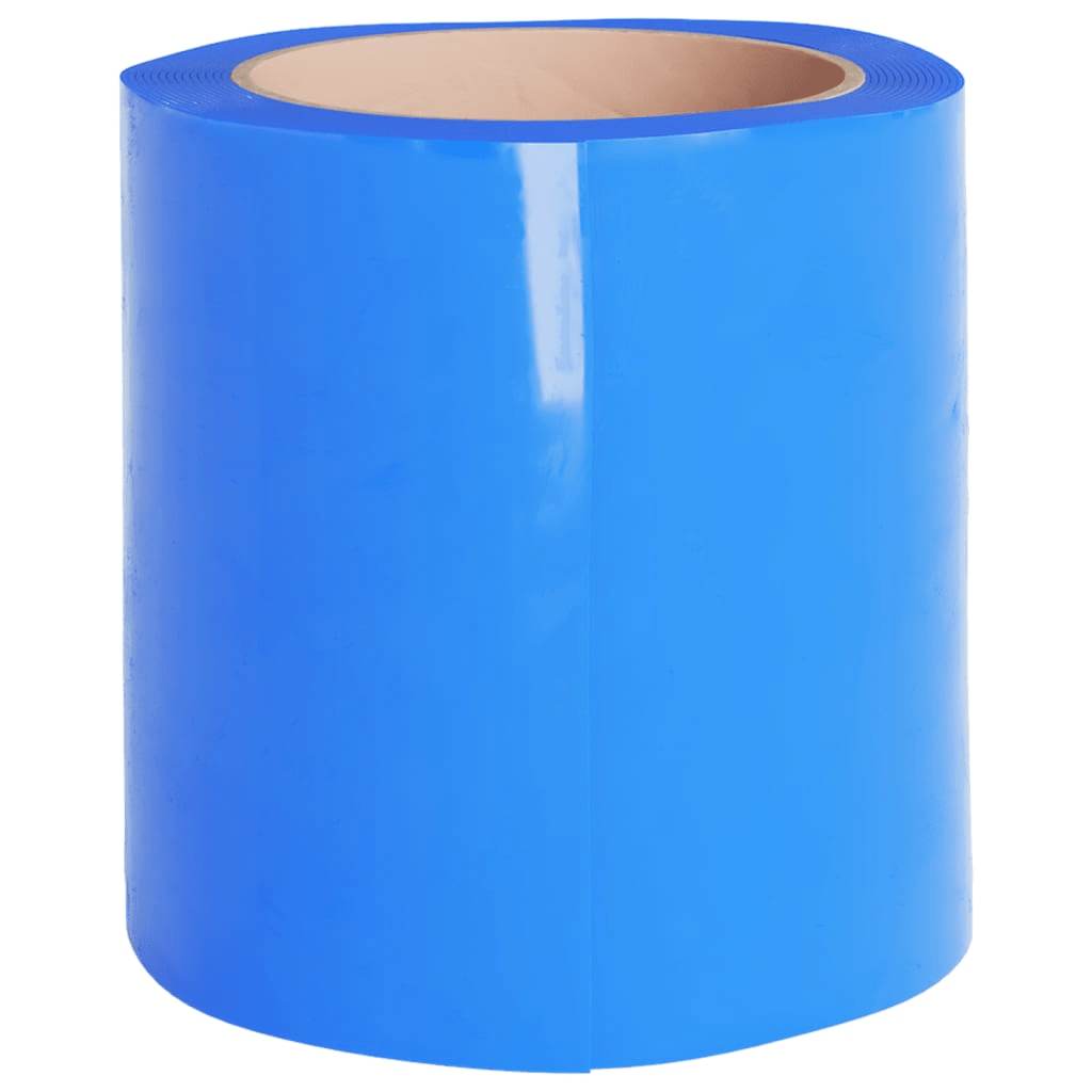 vidaXL Rideau de porte bleu 200x1,6 mm 10 m PVC