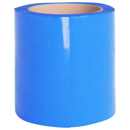 vidaXL Rideau de porte bleu 200x1,6 mm 10 m PVC