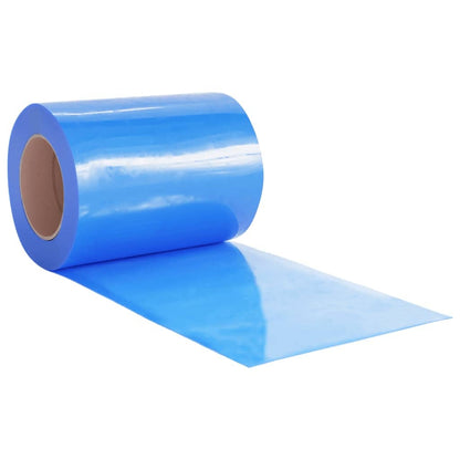 vidaXL Rideau de porte bleu 300x2,6 mm 25 m PVC