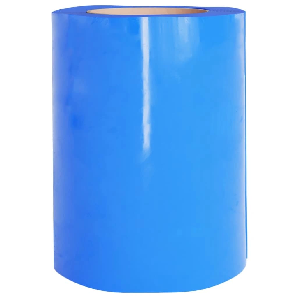 vidaXL Rideau de porte bleu 300x2,6 mm 25 m PVC