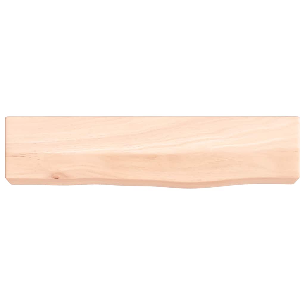 vidaXL Étagère murale 40x10x6 cm Chêne massif non traité
