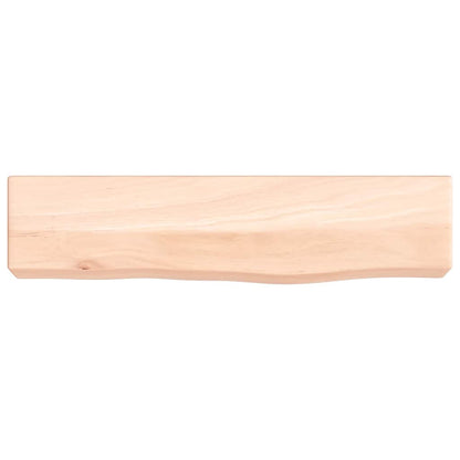 vidaXL Étagère murale 40x10x6 cm Chêne massif non traité
