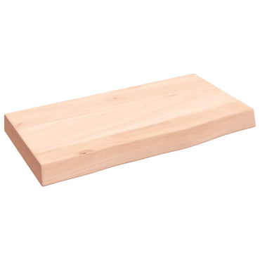 vidaXL Étagère murale 40x20x4 cm Chêne massif non traité