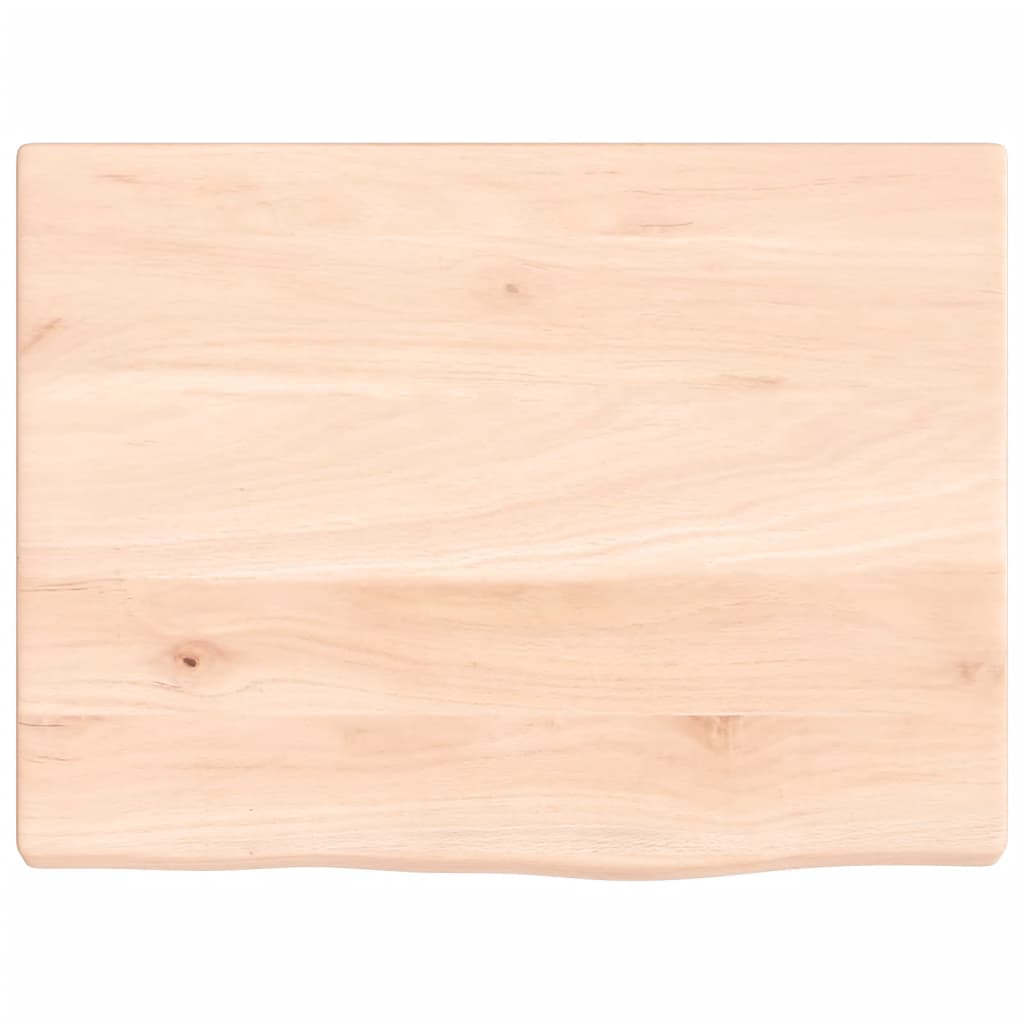 vidaXL Wandregal 40x30x2 cm Massivholz Eiche Unbehandelt