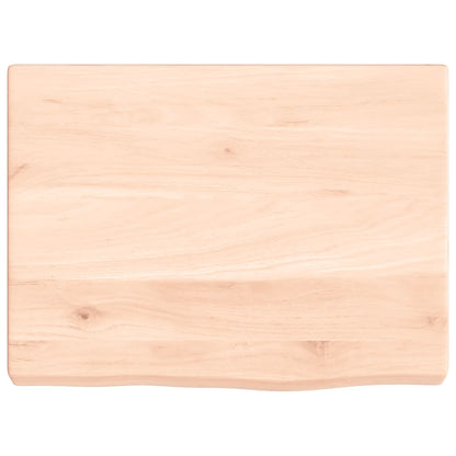 vidaXL Wandregal 40x30x(2-4) cm Massivholz Eiche Unbehandelt