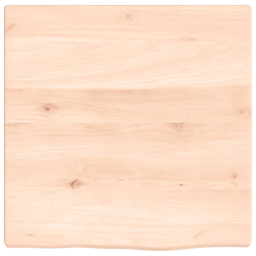vidaXL Wandregal 40x40x2 cm Massivholz Eiche Unbehandelt