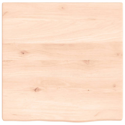 vidaXL Wandregal 40x40x2 cm Massivholz Eiche Unbehandelt