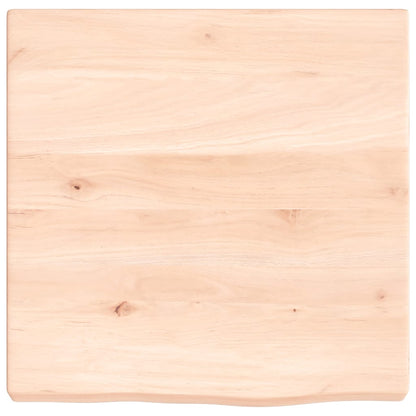 vidaXL Wandregal 40x40x(2-4) cm Massivholz Eiche Unbehandelt