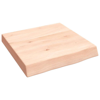 vidaXL Wandregal 40x40x(2-6) cm Massivholz Eiche Unbehandelt