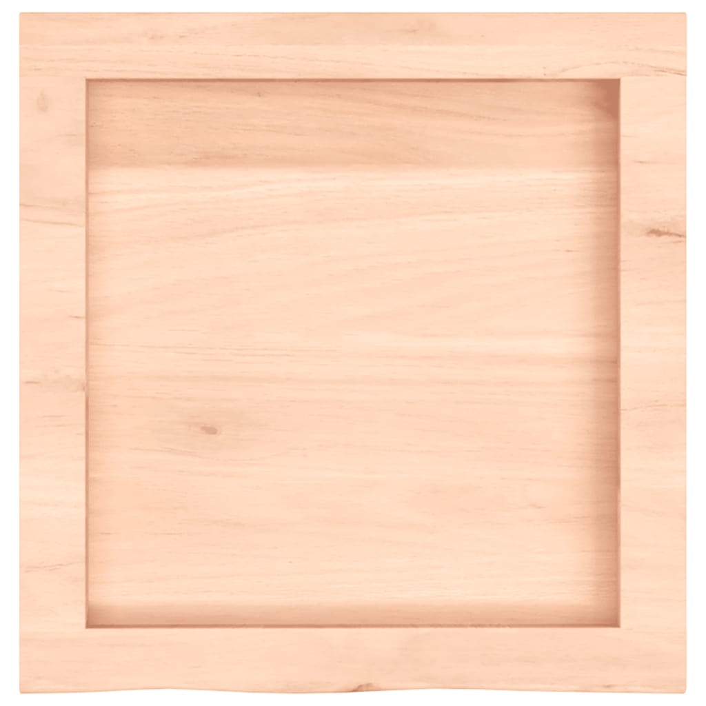 vidaXL Wandregal 40x40x(2-6) cm Massivholz Eiche Unbehandelt