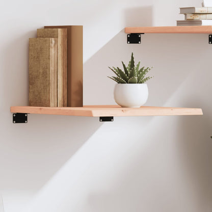 vidaXL Wandregal 40x50x2 cm Massivholz Eiche Unbehandelt